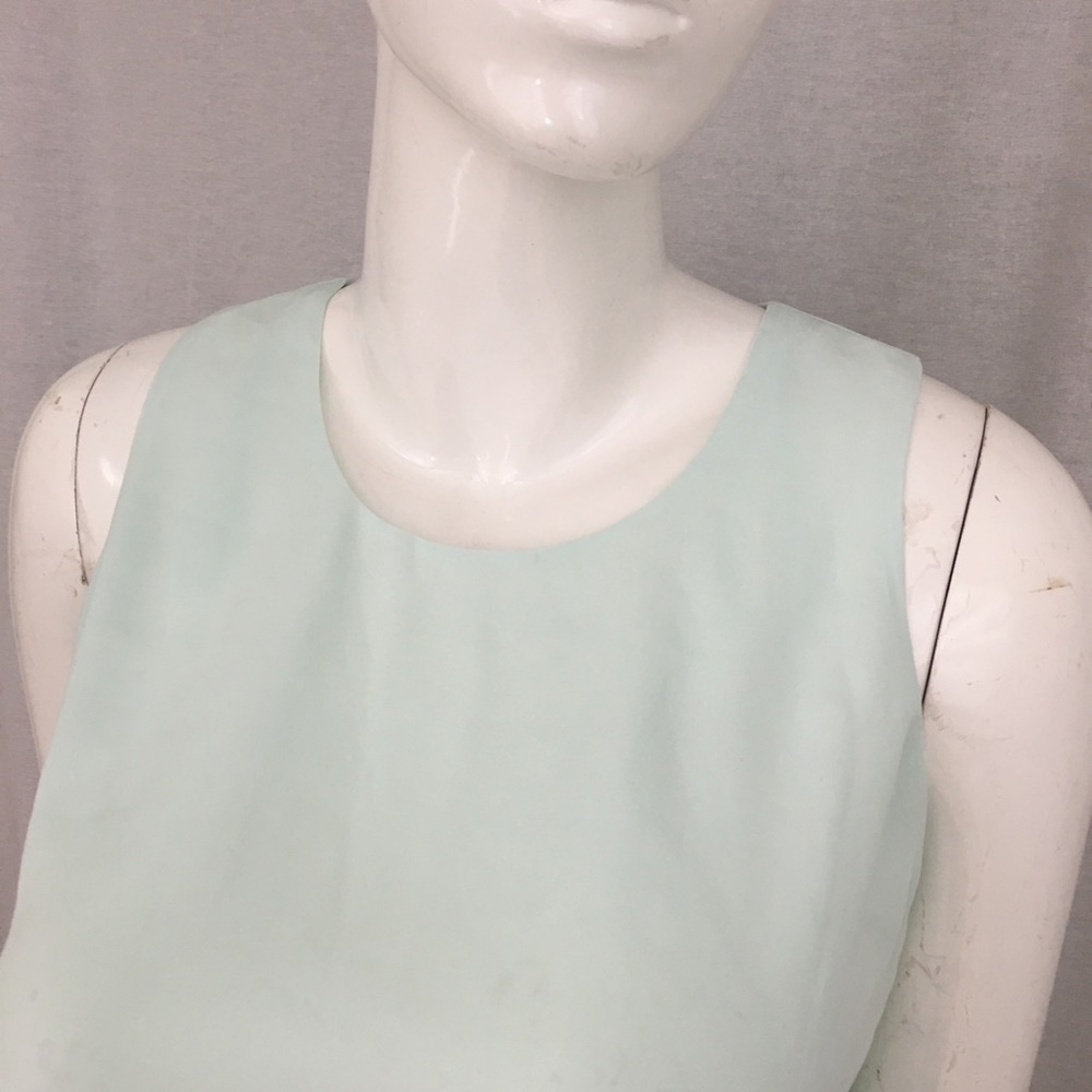 Sz XS Metaphor Sleeveless Ruffle Layer Blouse Top - Picture 4 of 8
